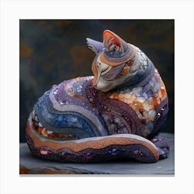 Cat Sculpture Canvas Print