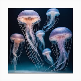 Jellyfishes Canvas Print
