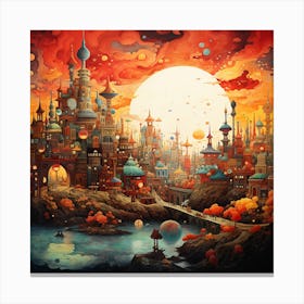 City In The Sky 1 Canvas Print