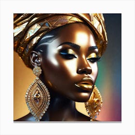 Beautiful African Woman 3 Canvas Print