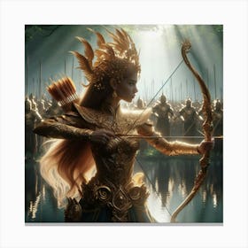 Elven Archer Canvas Print