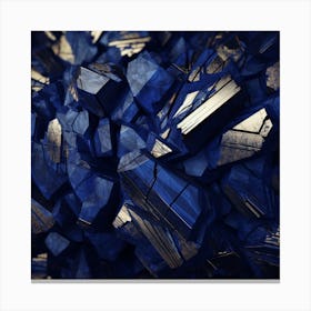 Blue Crystals Stampe su tela