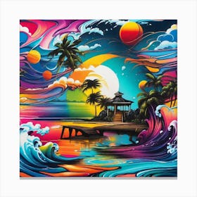 Hawaiian Sunset Canvas Print