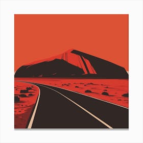 Road To Uluru Canvas Print