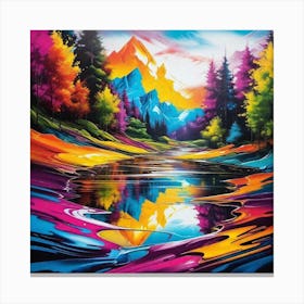 Rainbow In The Sky 13 Canvas Print