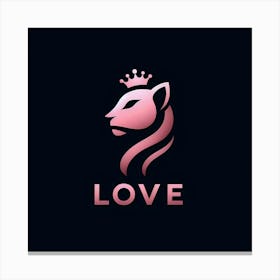 Love Logo 1 Canvas Print