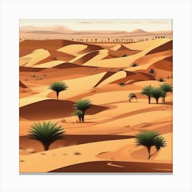 Desert Landscape 130 Canvas Print