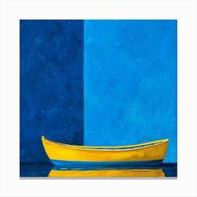 Yellow Boat Canvas Print