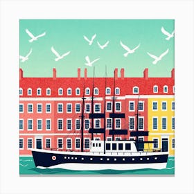 Swedish City 5 Canvas Print