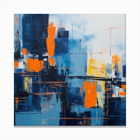 Abstract Cityscape Canvas Print