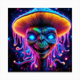 Jellyshroom-ET Test Canvas Print