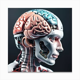 Robot Brain 4 Canvas Print