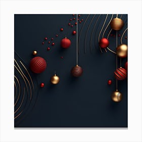 Christmass Abstract 007 Canvas Print