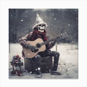 Merry Christmas! Christmas skeleton 27 Canvas Print