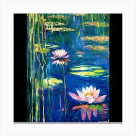 Water Lilies 5 Canvas Print