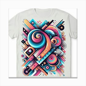 Abstract T-Shirt Canvas Print