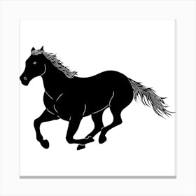 Horse Galloping Canvas Print