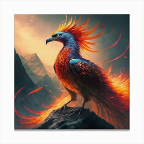 Phoenix Bird Canvas Print