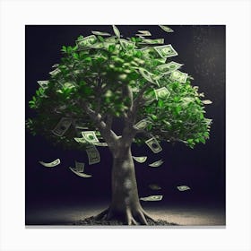 Money Tree 1 Canvas Print