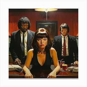 Pulp Fiction Art Print 0 Canvas Print