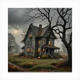 Haunted House Canvas Print