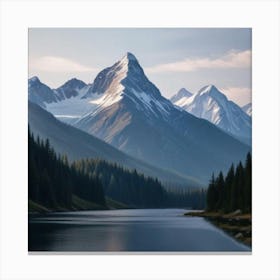 1000013928 Snow on mountain tops Canvas Print