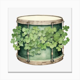 Shamrock Drum 9 Canvas Print