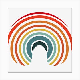 Rainbow Logo Canvas Print