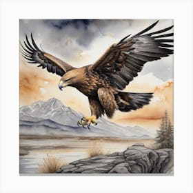 Golden Eagle Canvas Print