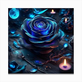 Dark Rose Canvas Print