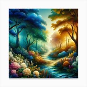 Russian Landscape Painting 3 Canvas Print