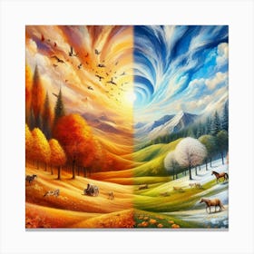 Autumn Landscape Canvas Print