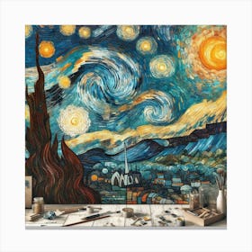 Starry Night 1 Canvas Print