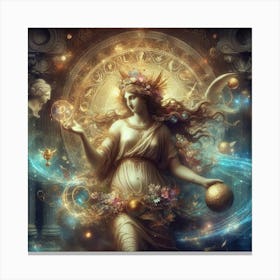 Saturn Goddess Canvas Print