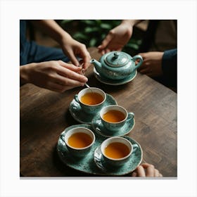 Tea Art 166 Canvas Print