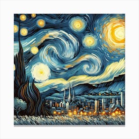 Starry Night 5 Canvas Print