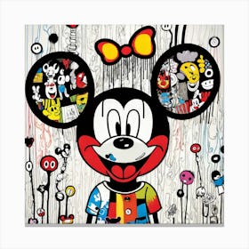 Mickey Reimagined 6 Canvas Print