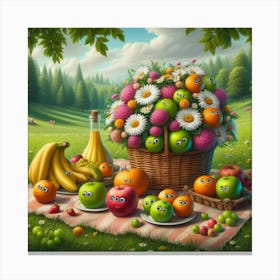 Picnic 3 Canvas Print