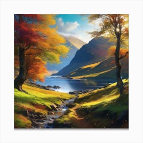 Autumn In Scotland Canvas Print