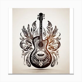 Acoustic Guitar Canvas Print