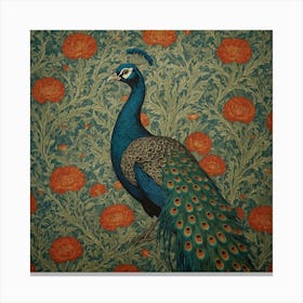 Peacock Canvas Print