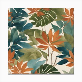 Tropical Leaves 1 Canvas Print