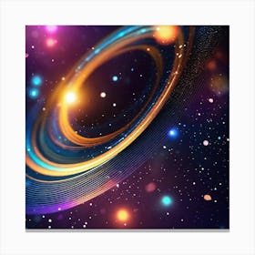 Space Background 2 Canvas Print