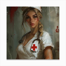 Classic Nurse Canvas Print