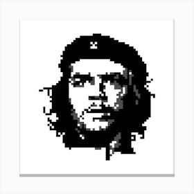 Che Guevara Pixel Canvas Print