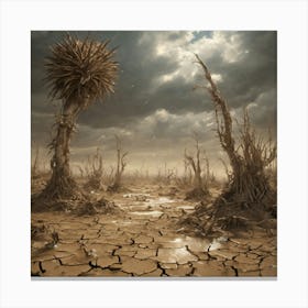 Dry Land 35 Canvas Print