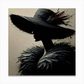 A mysterious woman 1 Canvas Print