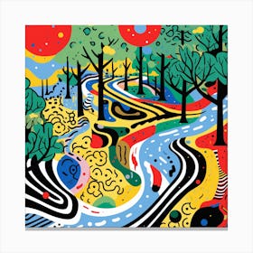 'The Forest' 5 Canvas Print