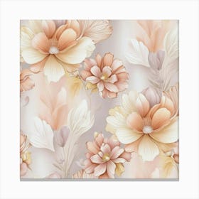 Floral Wallpaper Canvas Print