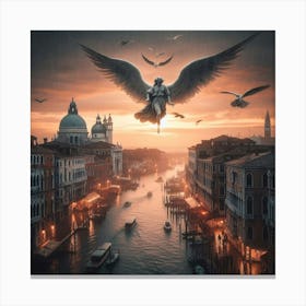 Angel Of Venice 2 Canvas Print